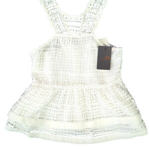 J.O.A. White Lace Tank Top